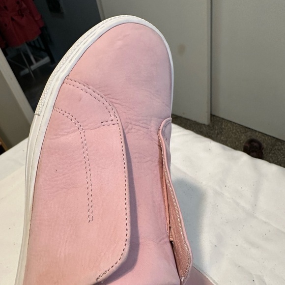 Like new J Slides NYC leather slip on platform sneaker shoes 6.5 pink white NWT - Picture 8 of 16